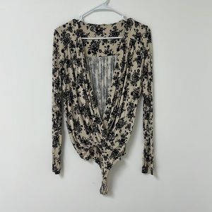 Free People Long Sleeve Bodysuit